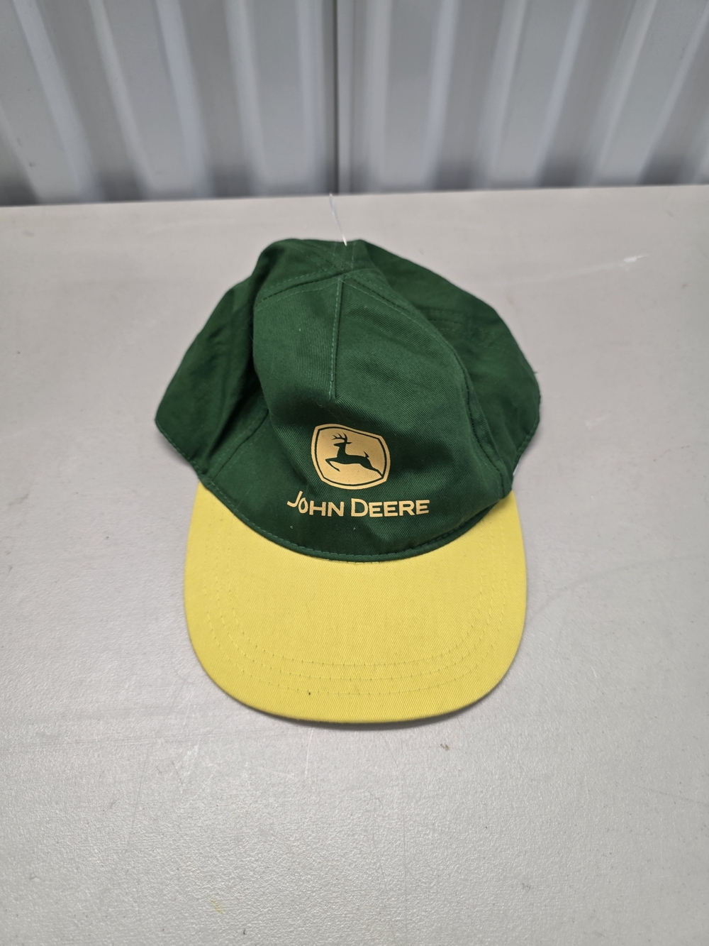 John Deere SnapBack Hat, Green/Yellow, Logo, Adjustable Cap